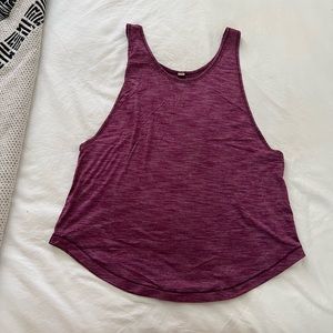 Pink lululemon muscle tank